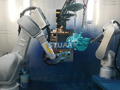 真空泵機(jī)器人智能?chē)娡慨a(chǎn)線